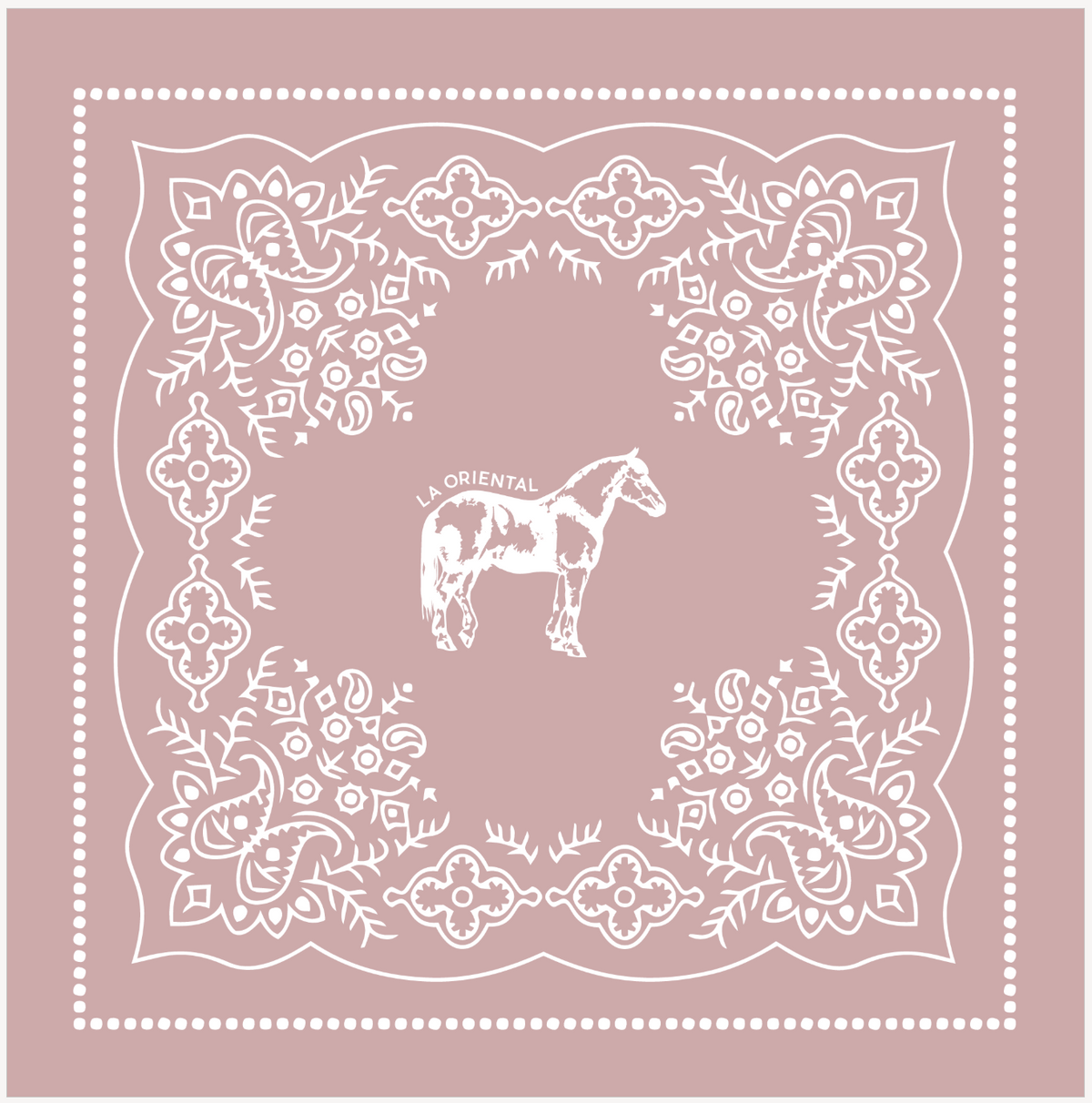 Bandana Patrimonio rosada