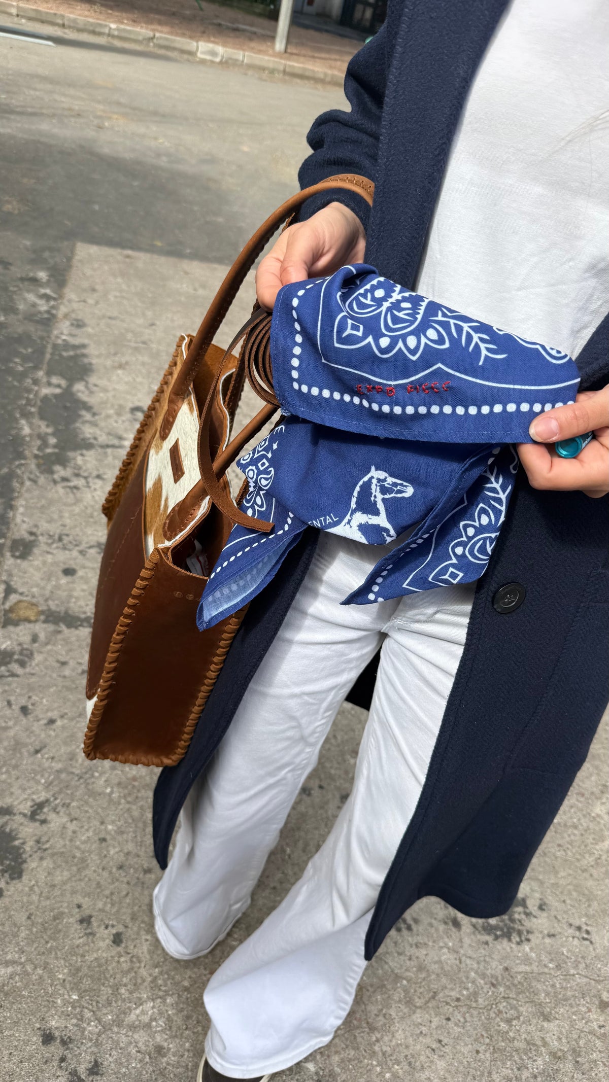 Bandana Patrimonio azul