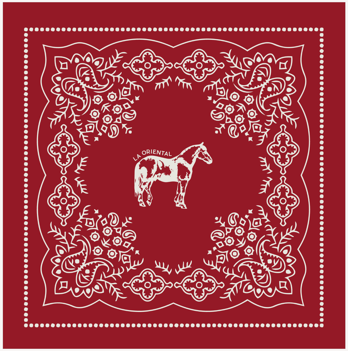 Bandana Patrimonio roja