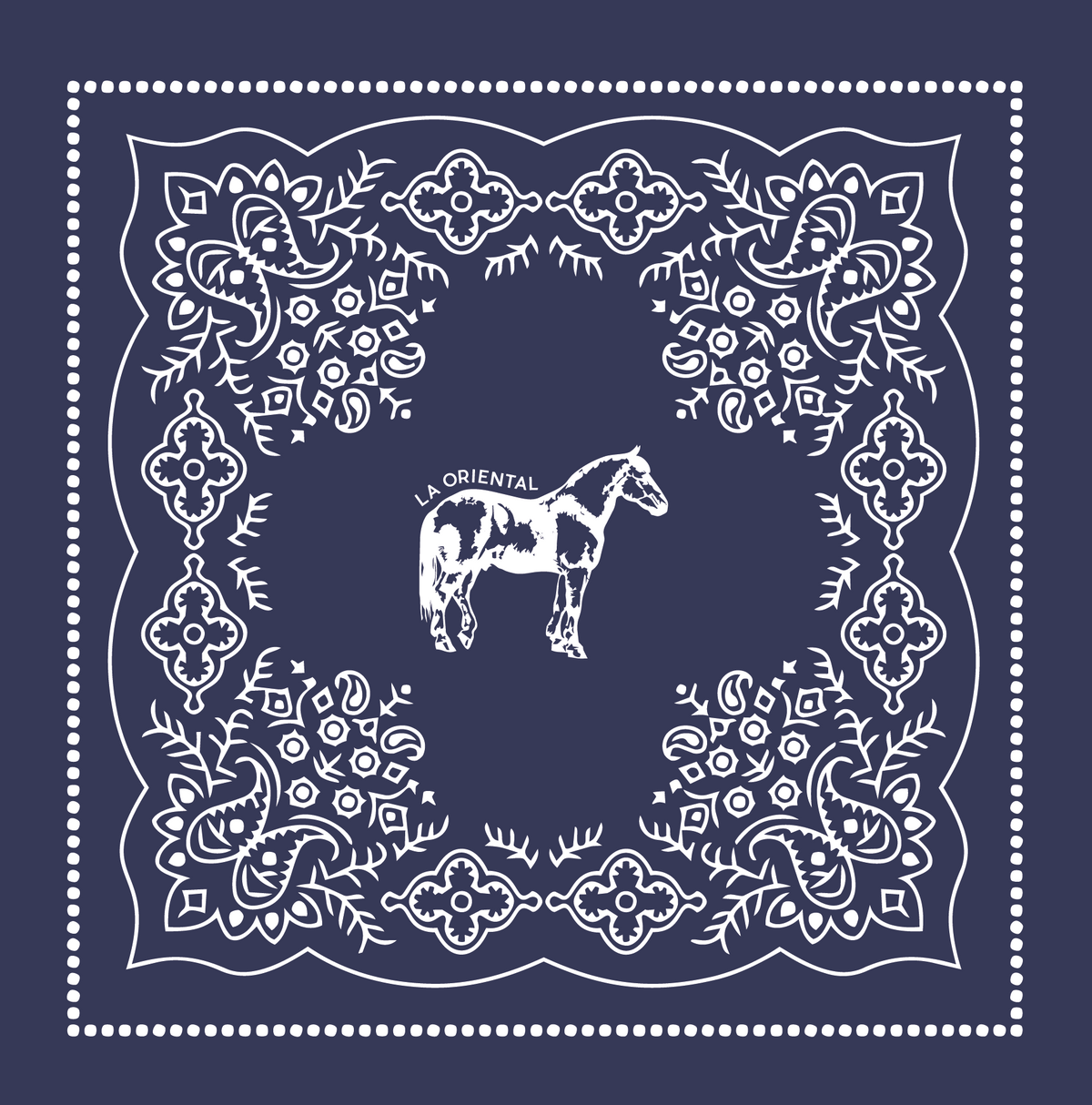 Bandana Patrimonio azul