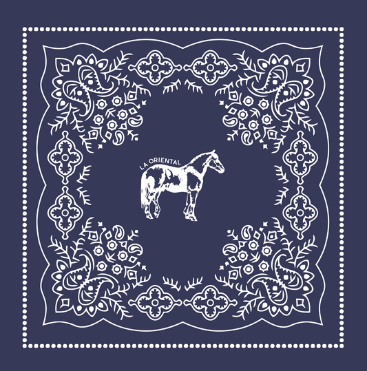 Bandana Patrimonio azul